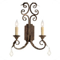 Meyda Tiffany Serratina 2 Light 23" Tall Wall Sconce