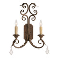 Meyda Tiffany Serratina 2 Light 26" Tall Wall Sconce