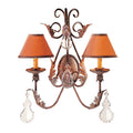 Meyda Tiffany French 2 Light 22" Tall Wall Sconce