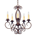 Meyda Tiffany Elisha 22" Wide Taper Candle Style Chandelier
