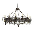 Meyda Tiffany Jasmine 12 Light 36" Wide Taper Candle Style Chandelier