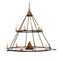 Meyda Tiffany Desert Arrow 13 Light 60" Wide Taper Candle Style Chandelier