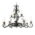 Meyda Tiffany Wilkes 14 Light 36" Wide Taper Candle Style Chandelier