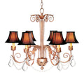 Meyda Tiffany Lindsay 6 Light 48" Wide Crystal Chandelier