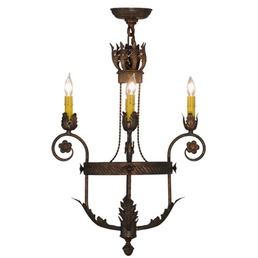 Meyda Tiffany Antonia 4 Light 18" Wide Taper Candle Style Chandelier