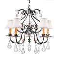 Meyda Tiffany Chantilly 5 Light 24" Wide Crystal Chandelier