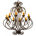 Meyda Tiffany Fernando 10 Light 42" Wide Taper Candle Style Chandelier