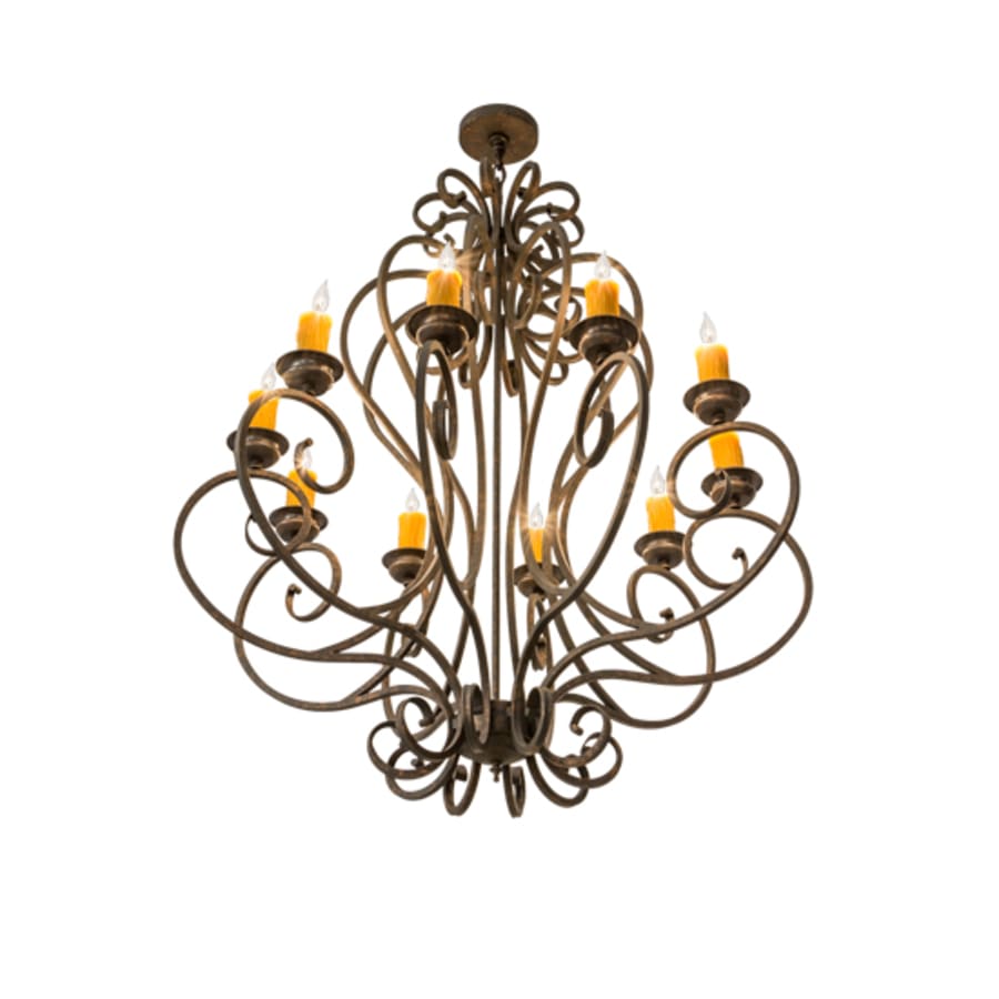 Meyda Tiffany Fernando 10 Light 42" Wide Taper Candle Style Chandelier