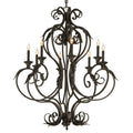 Meyda Tiffany Josephine 8 Light 36" Wide Taper Candle Style Chandelier