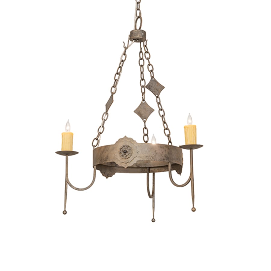 Meyda Tiffany San Marino 3 Light 30" Wide Taper Candle Style Chandelier