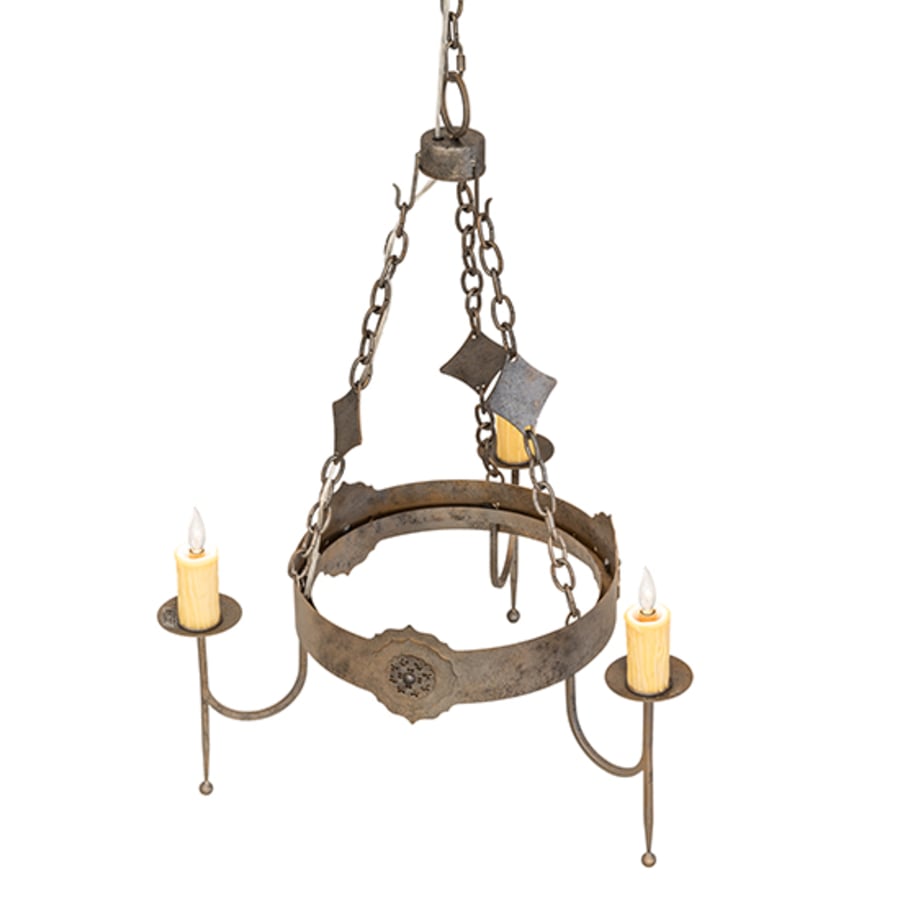 Meyda Tiffany San Marino 3 Light 30" Wide Taper Candle Style Chandelier