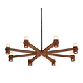 Meyda Tiffany Etoiles 8 Light 73" Wide Wrought Iron Candle Style Chandelier