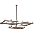 Meyda Tiffany Stratum 26 Light 97" Wide Wrought Iron Candle Style Chandelier