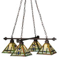 Meyda Tiffany Prairie Wheat 4 Light 51" Wide Chandelier