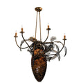 Meyda Tiffany Pinecone 5 Light 29-1/2" Wide Chandelier