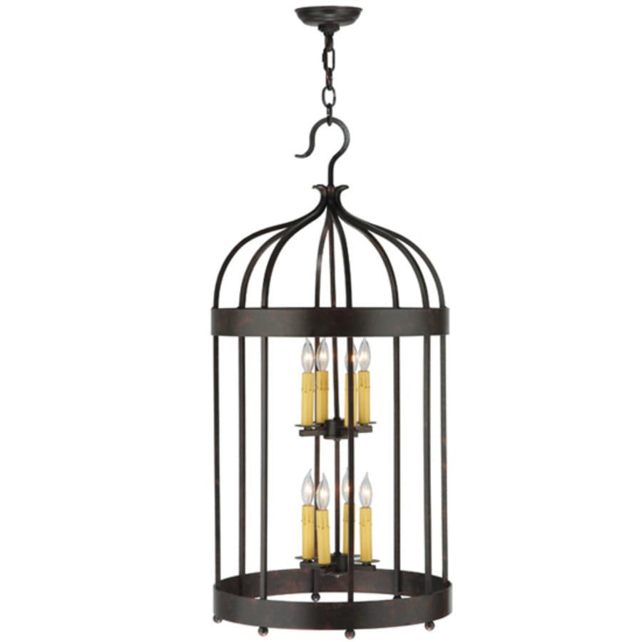 Meyda Tiffany Muse 8 Light 18" Wide Taper Candle Pendant
