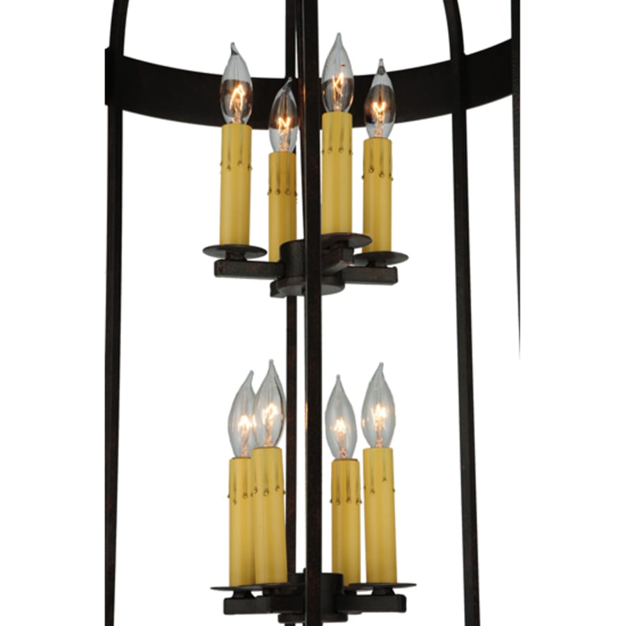 Meyda Tiffany Muse 8 Light 18" Wide Taper Candle Pendant