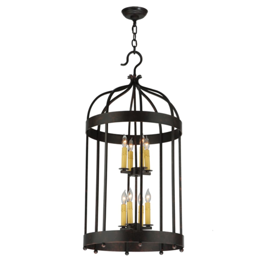 Meyda Tiffany Muse 8 Light 18" Wide Taper Candle Pendant