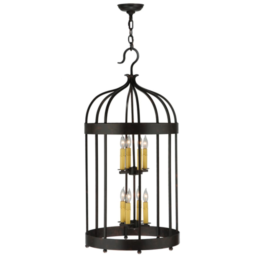 Meyda Tiffany Muse 8 Light 18" Wide Taper Candle Pendant