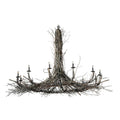Meyda Tiffany Twigs 12 Light 132" Wide Taper Candle Style Chandelier
