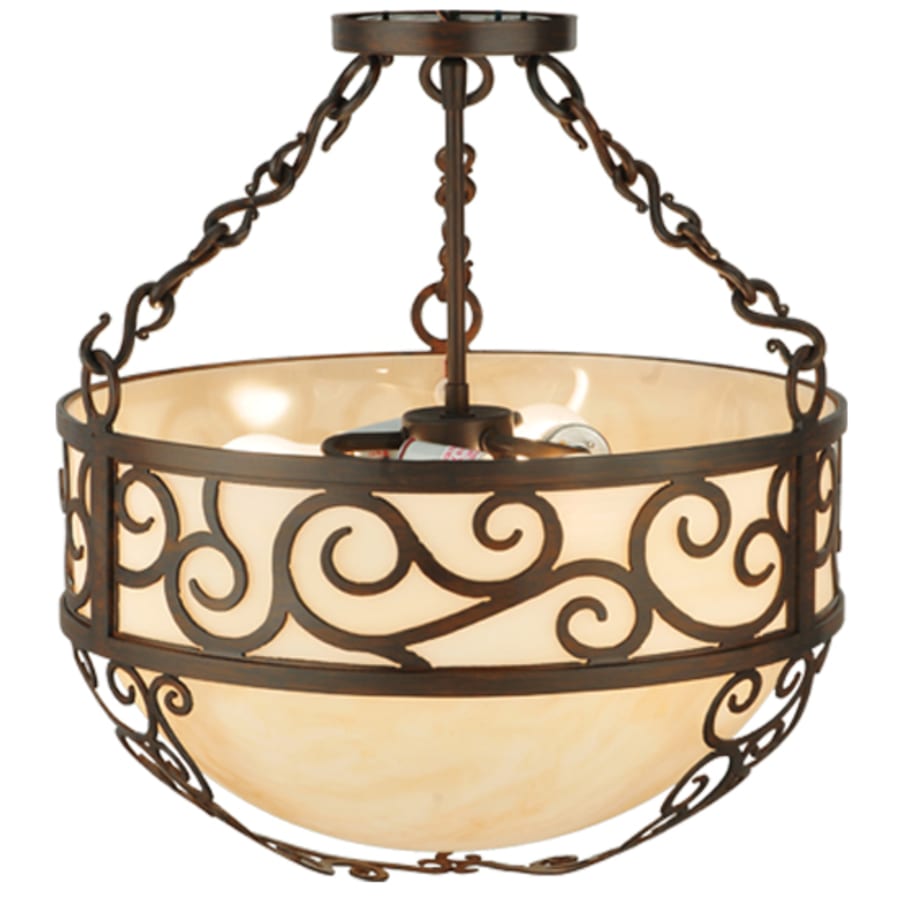 Meyda Tiffany Lilliana 3 Light 16" Wide Pendant