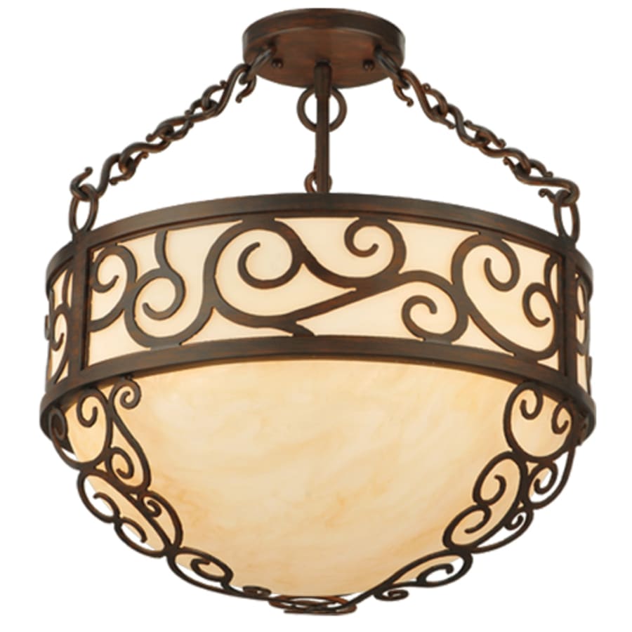 Meyda Tiffany Lilliana 3 Light 16" Wide Pendant