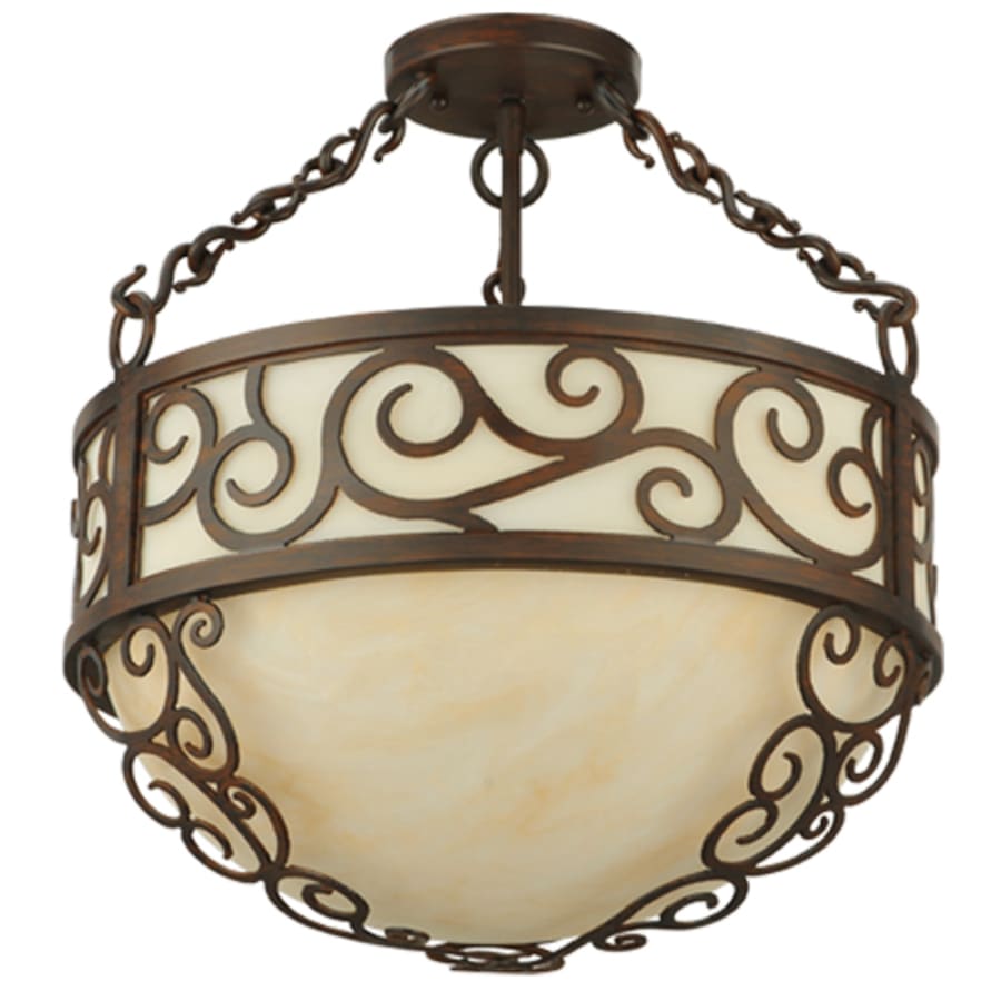 Meyda Tiffany Lilliana 3 Light 16" Wide Pendant