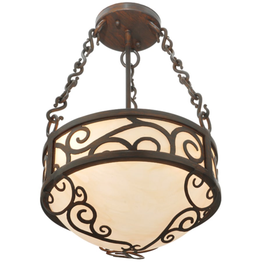 Meyda Tiffany Lilliana 3 Light 12" Wide Pendant