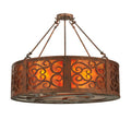 Meyda Tiffany Dean 4 Light 30" Wide Suspension Pendant