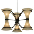 Meyda Tiffany Chronos 6 Light 30" Wide Chandelier - Classic Rust Finish