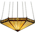 Meyda Tiffany Peaches 6 Light 49" Wide Pendant