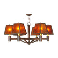 Meyda Tiffany Rocky Mountain 6 Light 40" Wide Chandelier