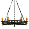 Meyda Tiffany Sagebrush 6 Light 36" Wide Taper Candle Style Chandelier