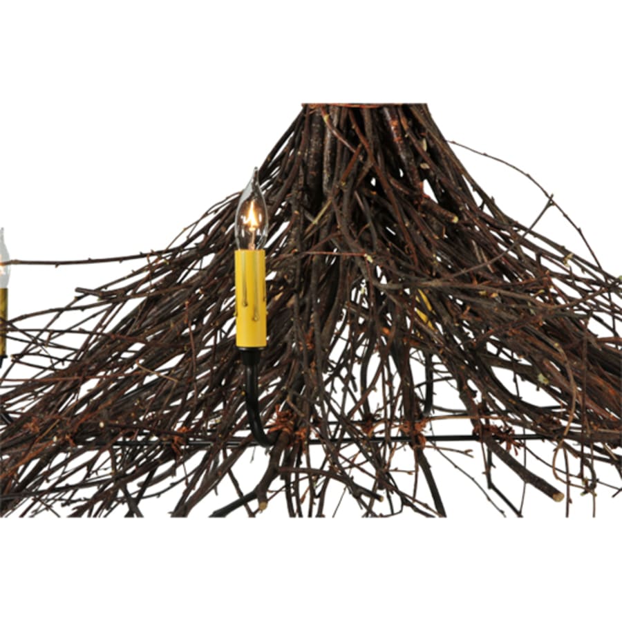 Meyda Tiffany Twigs 4 Light 48" Wide Taper Candle Style Chandelier