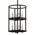 Meyda Tiffany Cilindro Air 8 Light 16" Wide Taper Candle Pendant