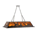 Meyda Tiffany Duke 9 Light 60" Wide Linear Pendant
