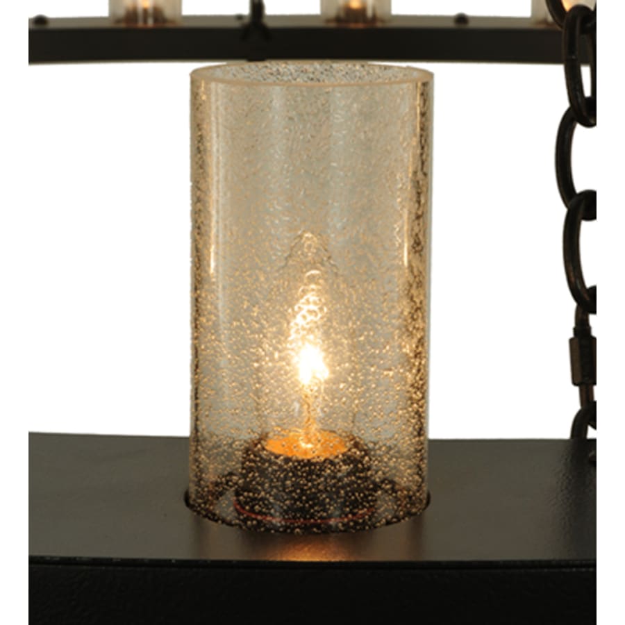 Meyda Tiffany Loxley 36 Light 72" Wide Pillar Candle Style Chandelier with Clear, Seedy Glass Shades - Timeless Bronze Finish