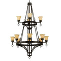 Meyda Tiffany Savino 12 Light 46" Wide Chandelier