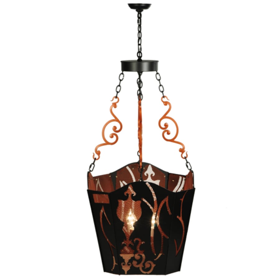 Meyda Tiffany Panier Wasre 4 Light 26" Wide Taper Candle Pendant