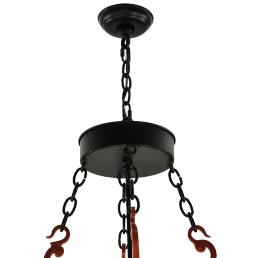 Meyda Tiffany Panier Wasre 4 Light 26" Wide Taper Candle Pendant