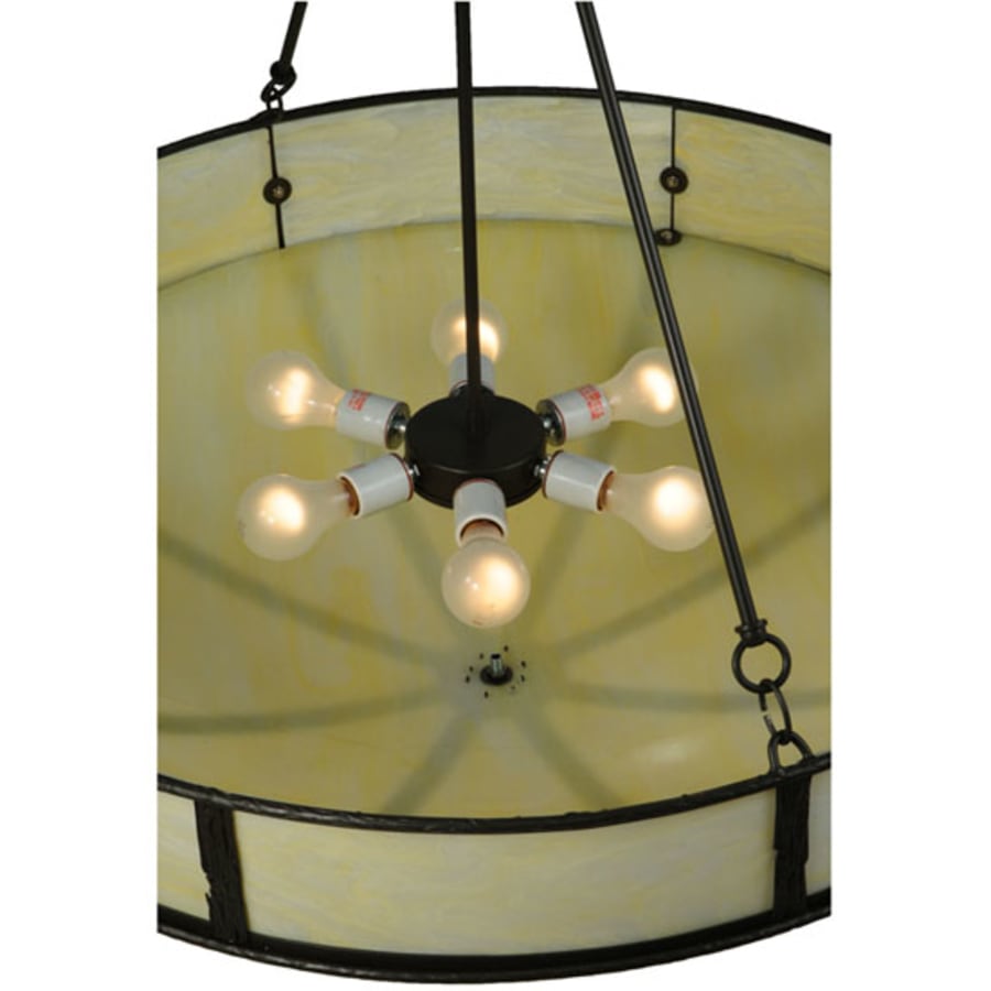 Meyda Tiffany Lone Pine 6 Light 36" Wide Pendant