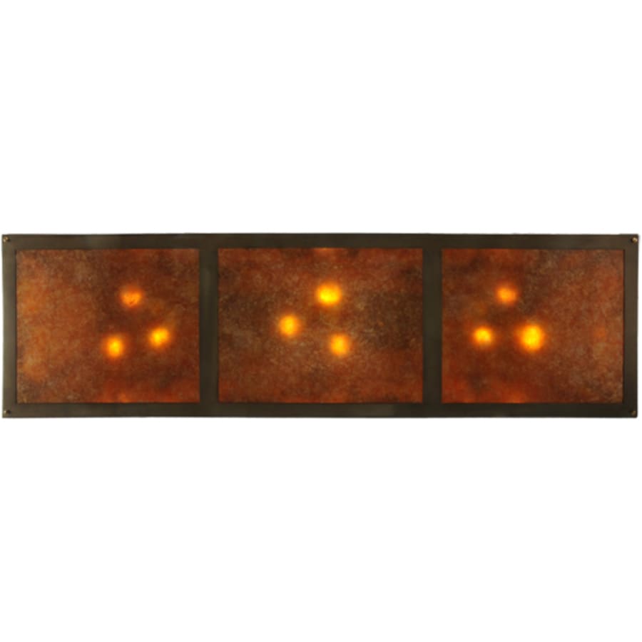 Meyda Tiffany Moose at Lake 9 Light 61" Wide Linear Pendant