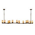 Meyda Tiffany Cero 12 Light 96" Wide Pillar Candle Style Chandelier