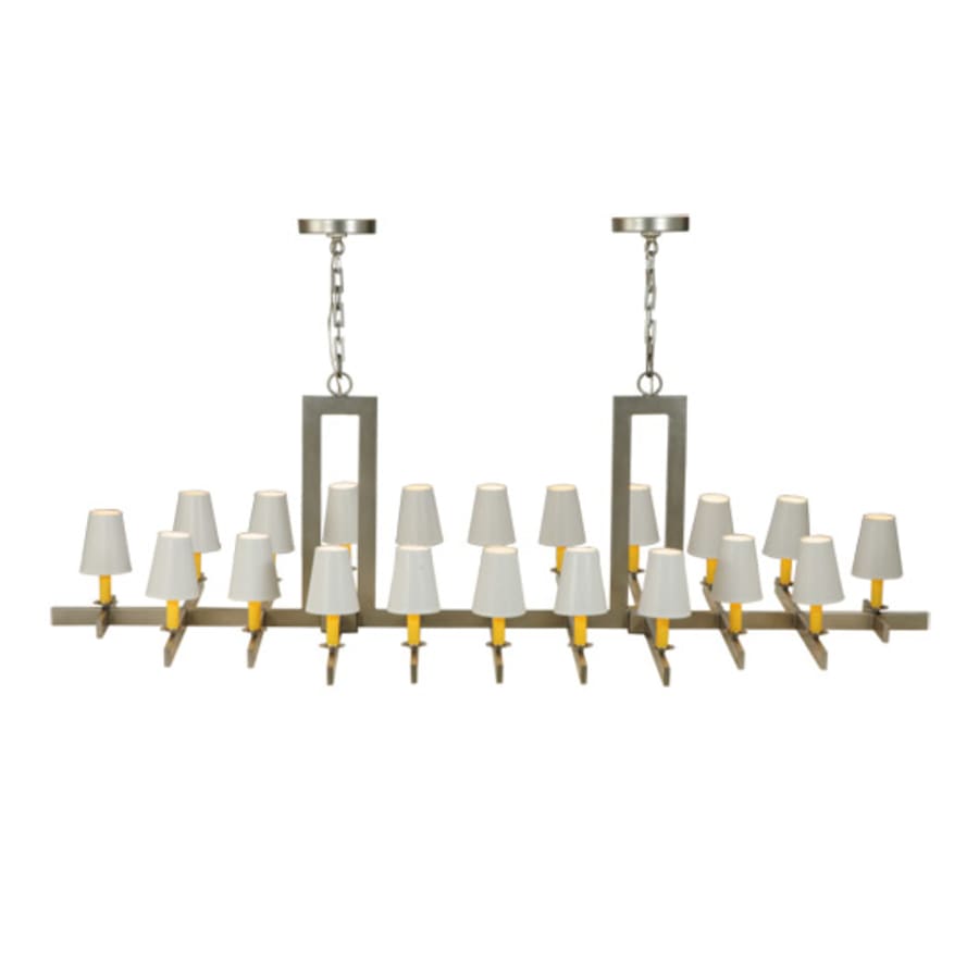 Meyda Tiffany Dante 20 Light 72" Wide Linear Chandelier