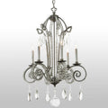 Meyda Tiffany Lucerne 6 Light 25" Wide Crystal Candle Style Chandelier