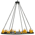 Meyda Tiffany Deina 28 Light 60" Wide Taper Candle Style Chandelier