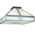 Meyda Tiffany Whitewing 4 Light 36" Wide Flush Mount Ceiling Fixture