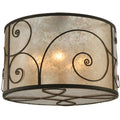 Meyda Tiffany Granada 5 Light 30" Wide Flush Mount Drum Ceiling Fixture