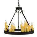 Meyda Tiffany Deina 18 Light 24" Wide Taper Candle Style Chandelier