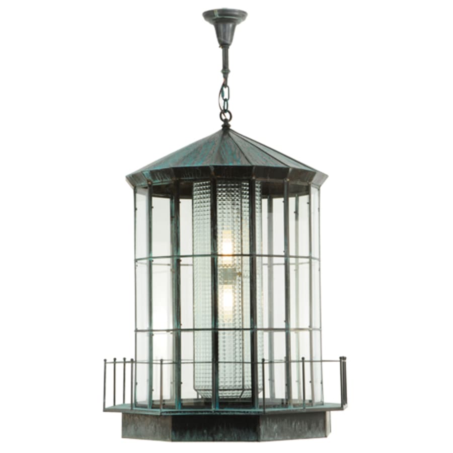Meyda Tiffany Lighthouse 2 Light 29" Wide Pendant